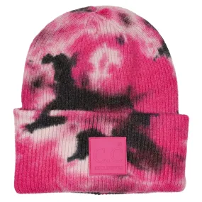 Tie Dye Cuff Knit Hat