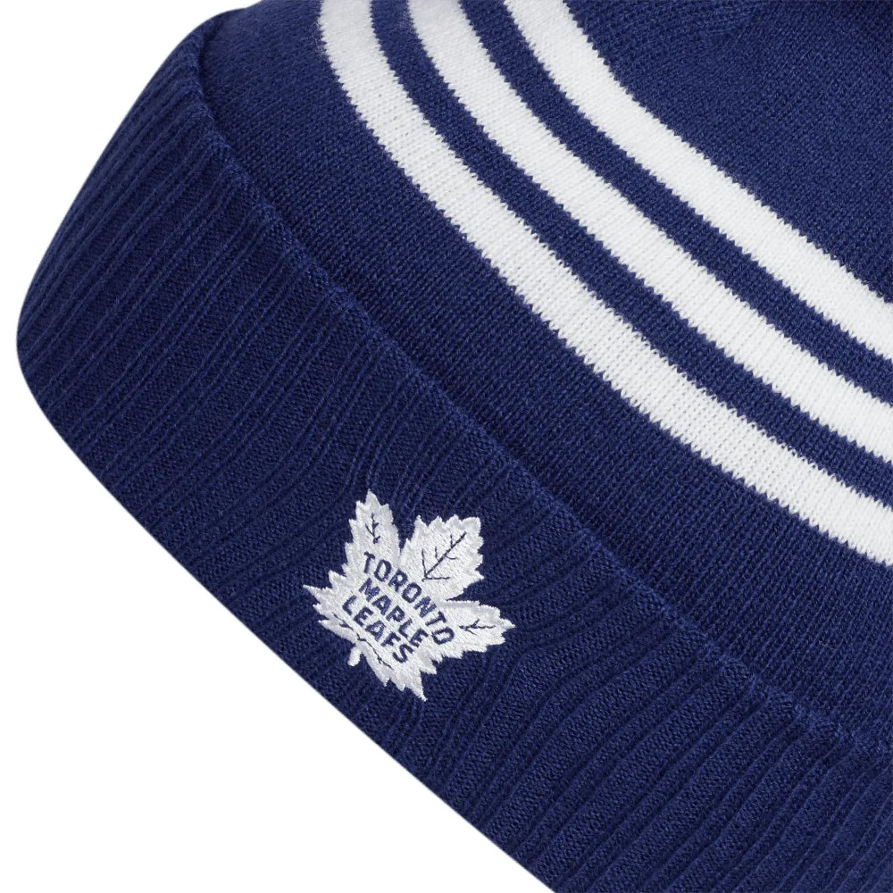 TORONTO MAPLE LEAFS CUFFED KNIT POM TOQUE