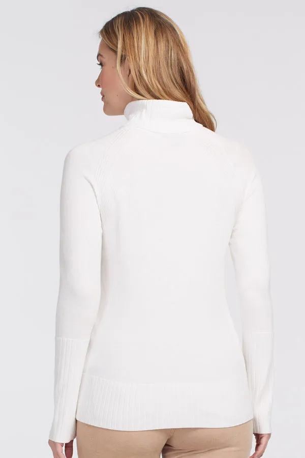 Tribal Soft Rib Turtleneck Top