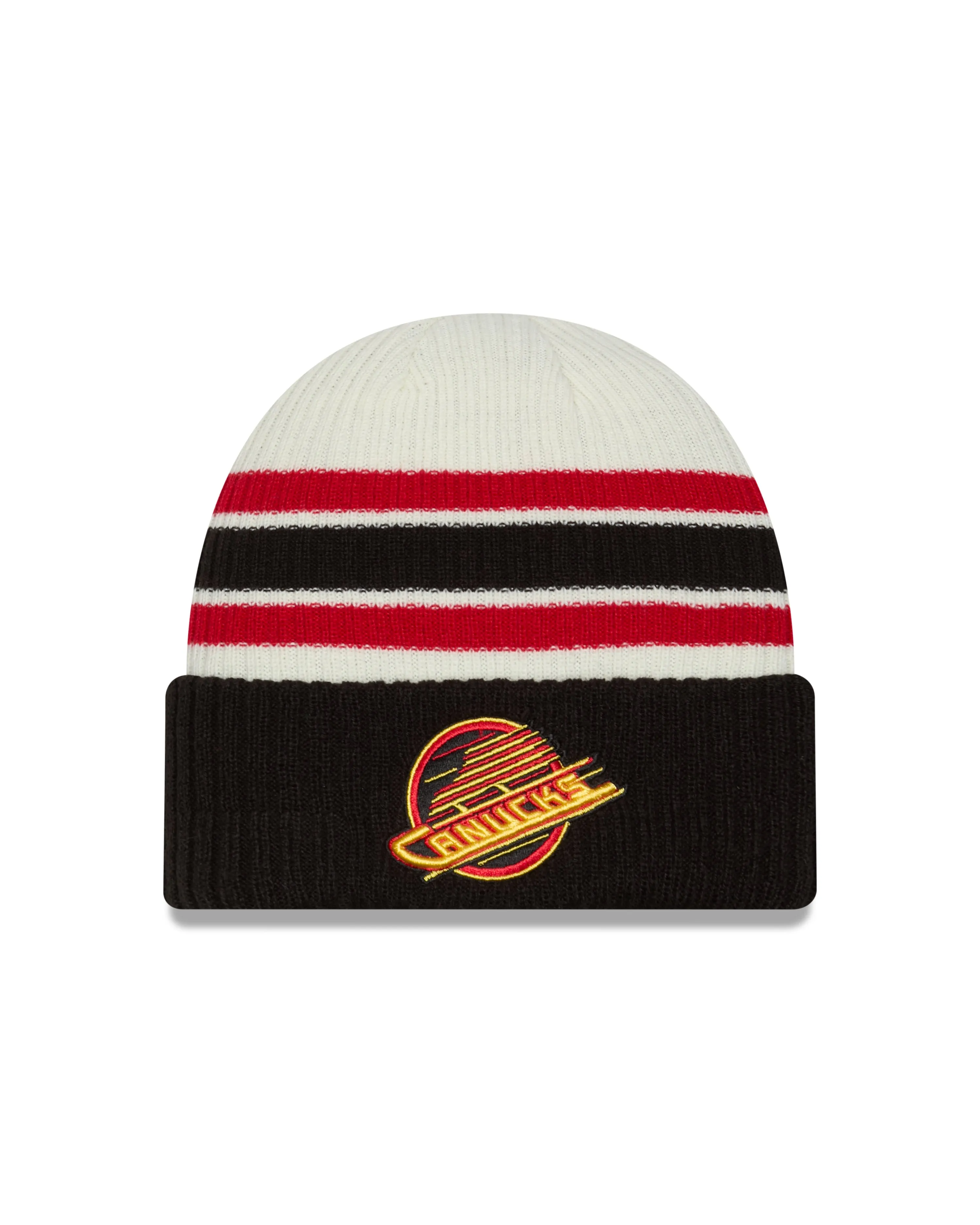 Vancouver Canucks NHL New Era Men's Vintage Skate Beanie Knit Hat
