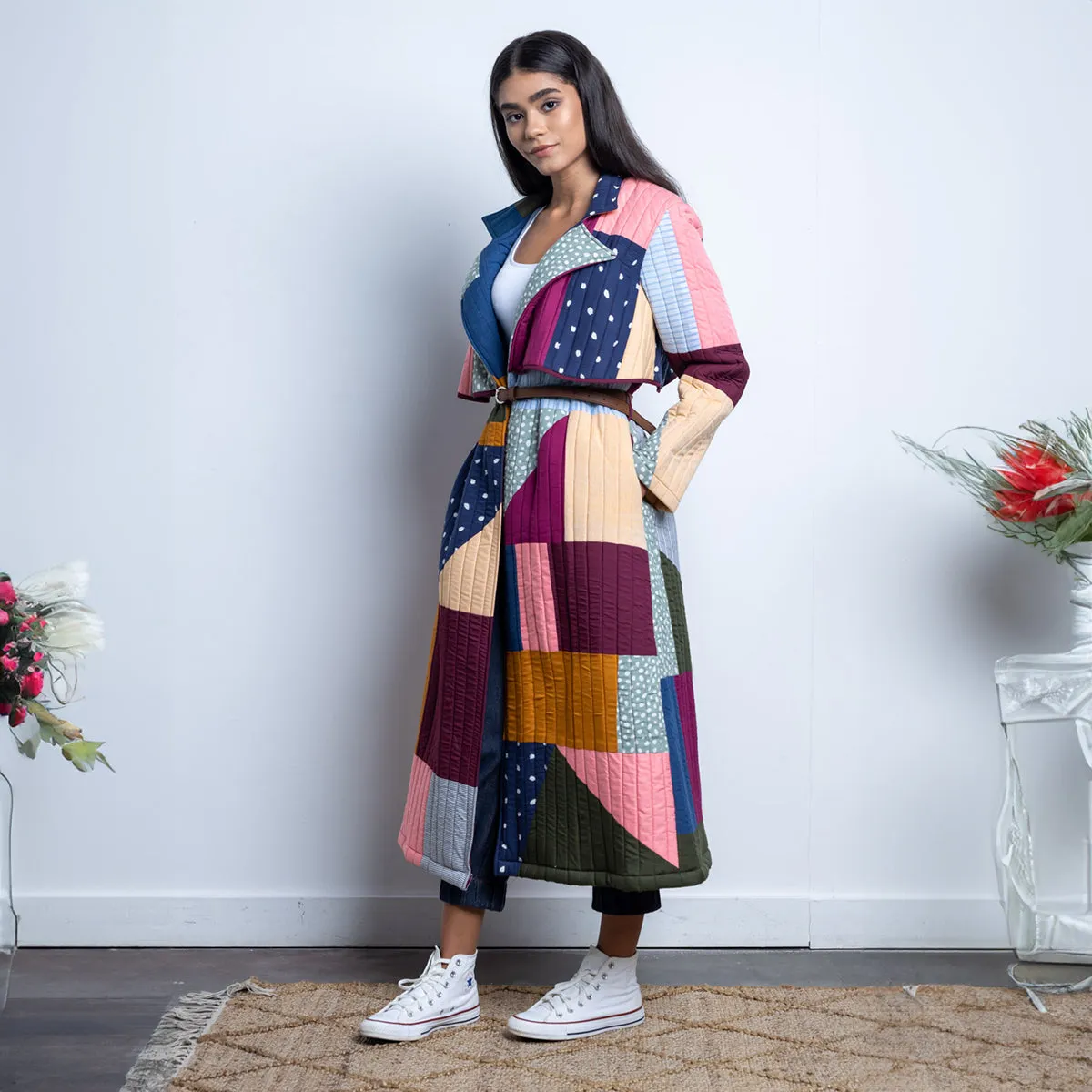 Vernon Quilted Trench