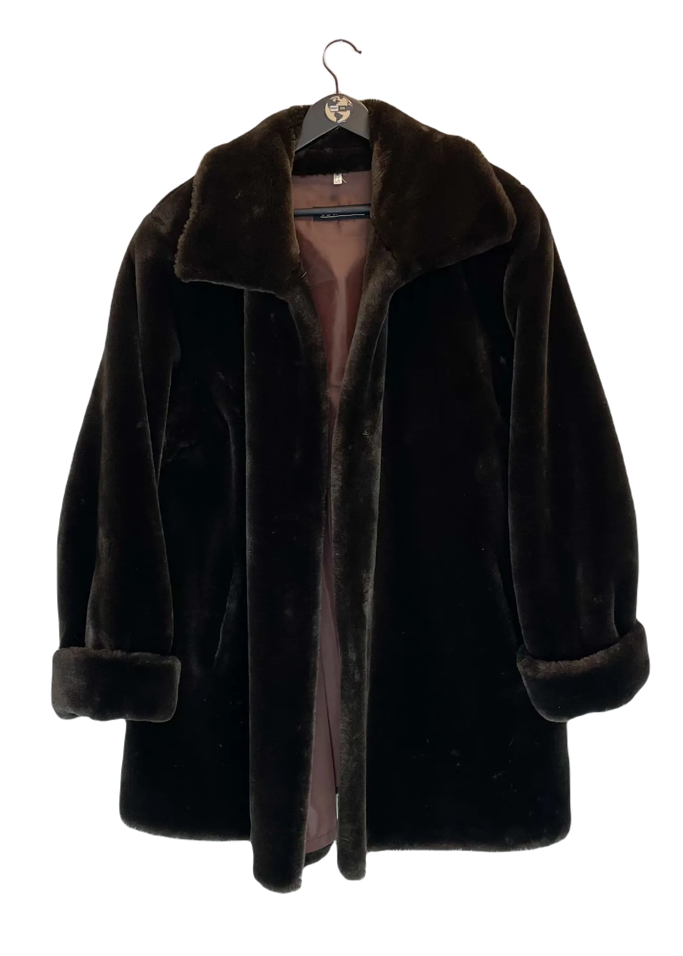 Vintage Fluffy Coat L