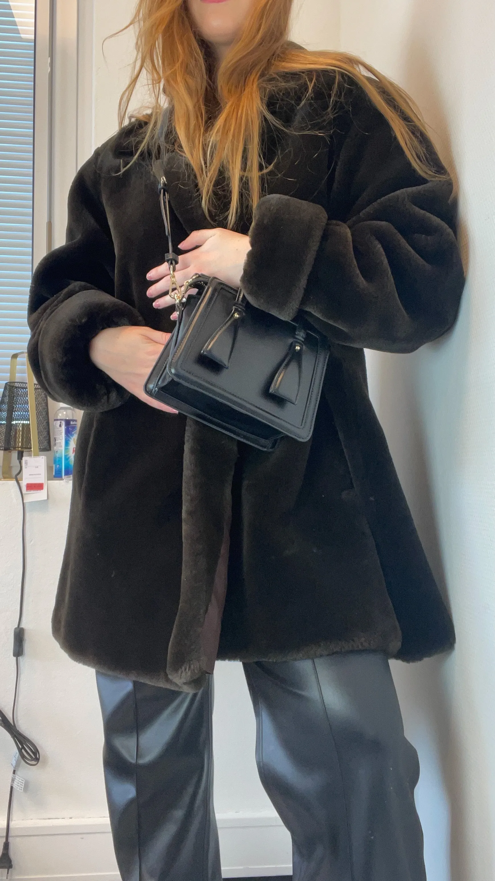 Vintage Fluffy Coat L