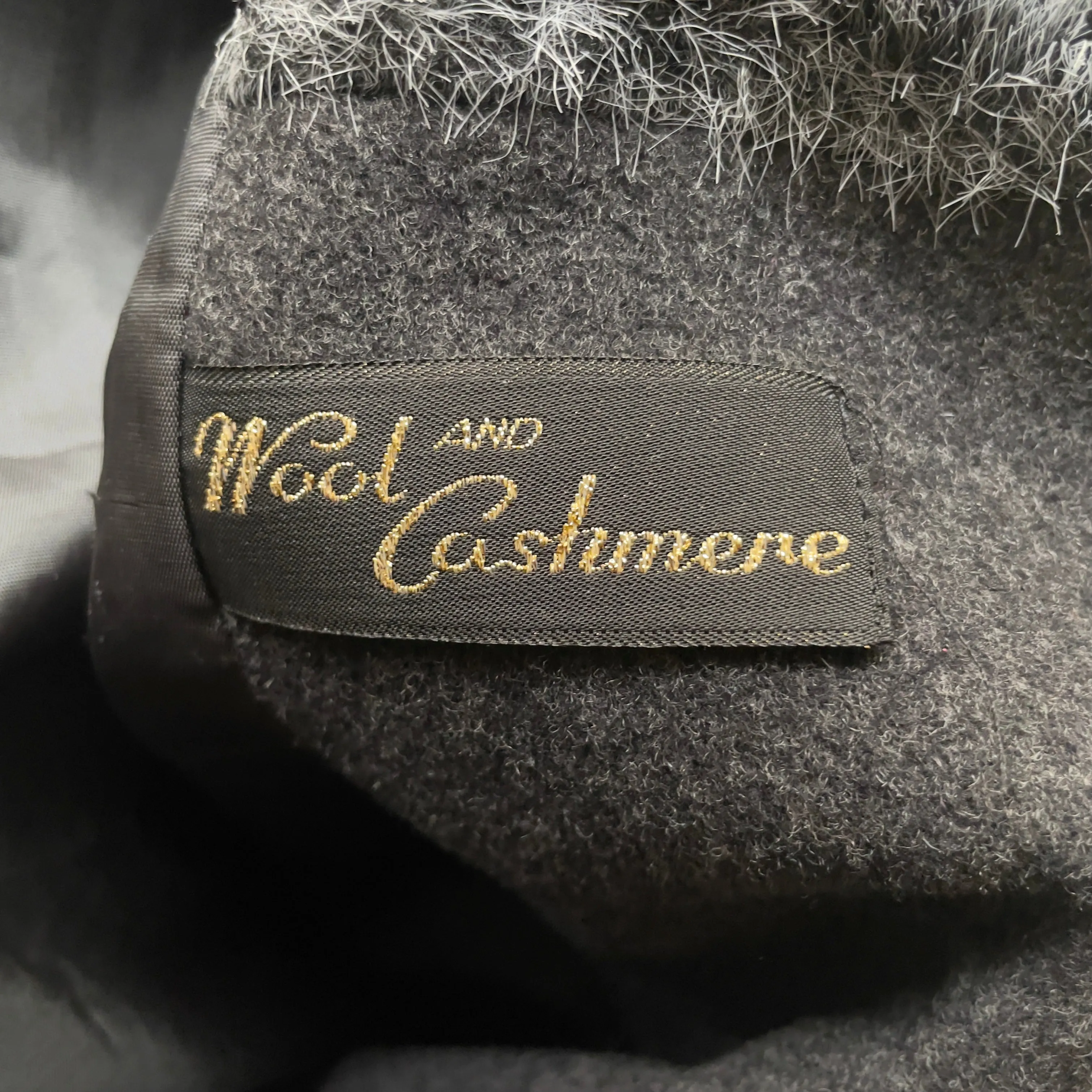 Vintage Gray Cashmere Blend Long Coat - My Way