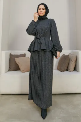 ZRF Women Skirted Knit Set - Anthracite - Ciudad Valles